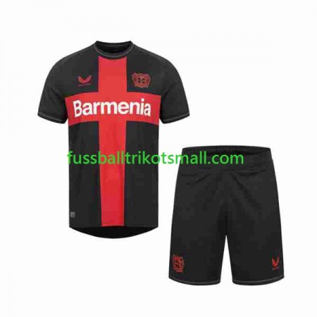 Fußballtrikots Bayer 04 Leverkusen Kinder 2023-2024 Kurzarm Heimtrikotsatz kaufen